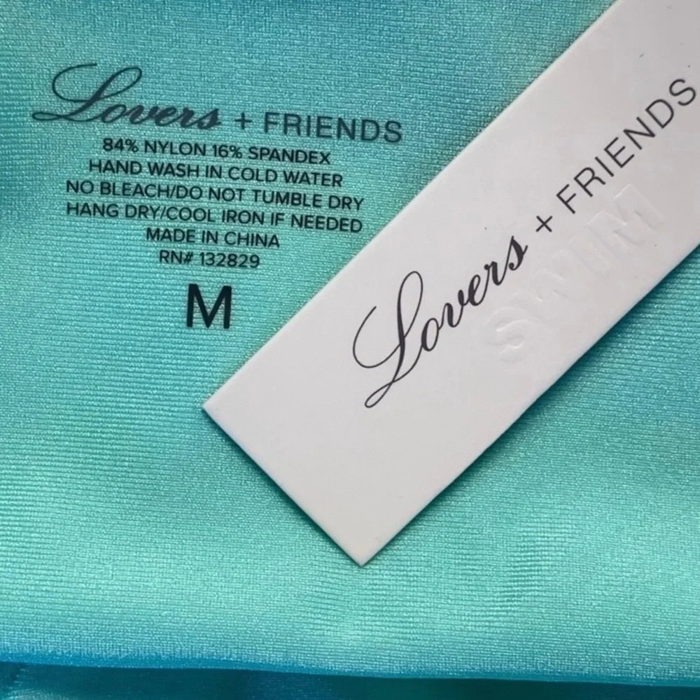 💋NWT Lovers + Friends Mint Green Wrapped Up Bikini Bottom - Picture 15 of 15